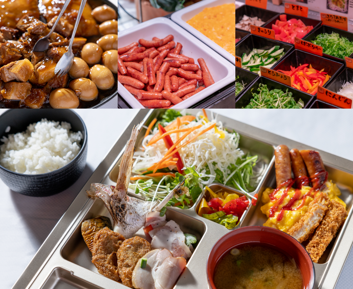 こだわりの朝食バイキング