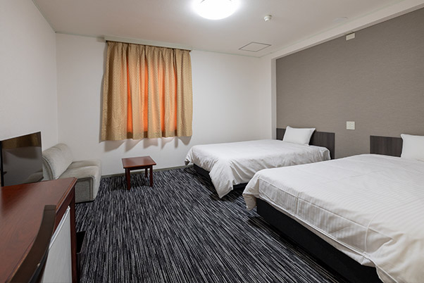 洗練された客室