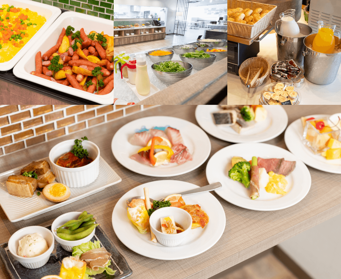 こだわりの朝食バイキング