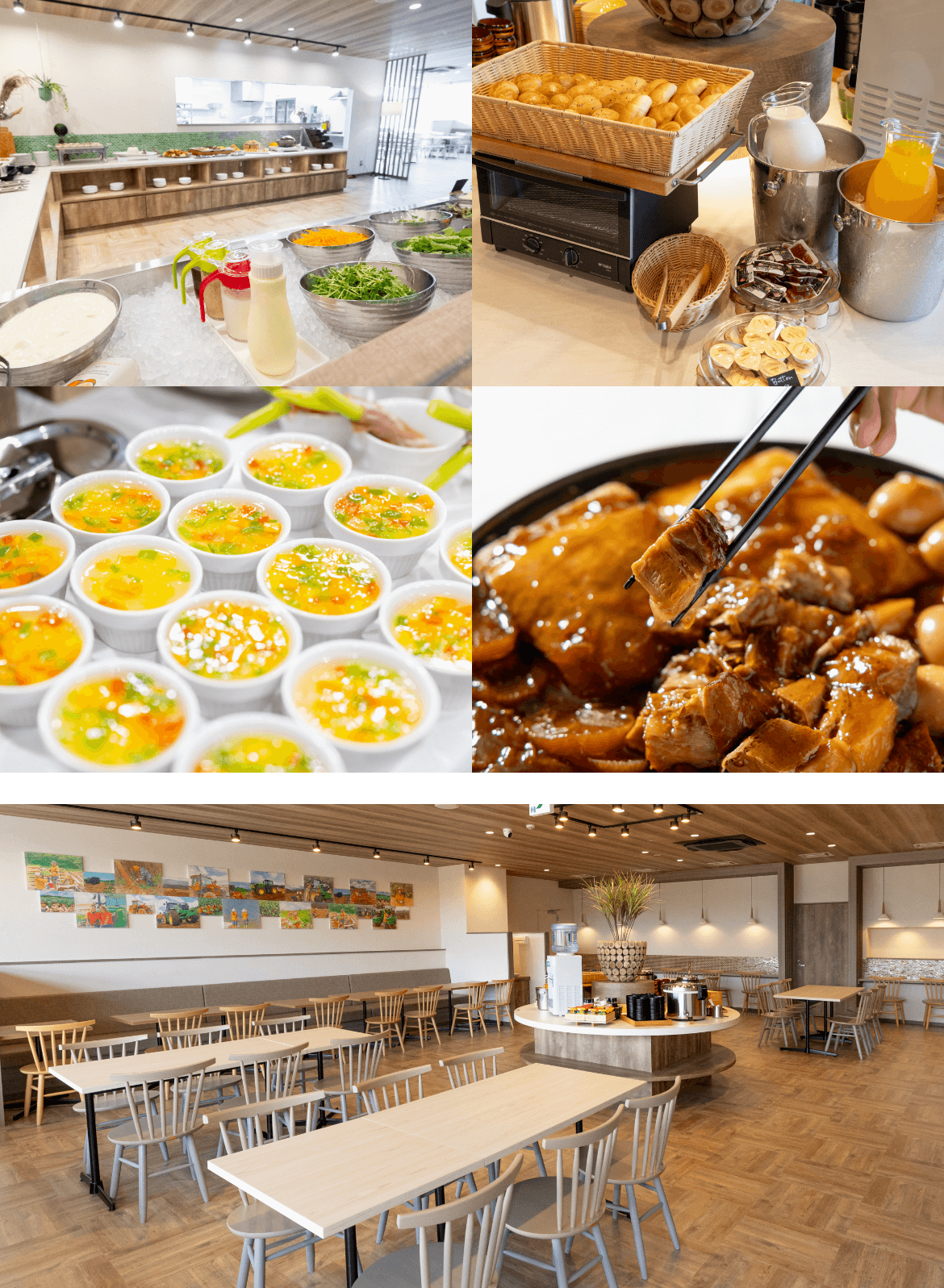 こだわりの朝食バイキング