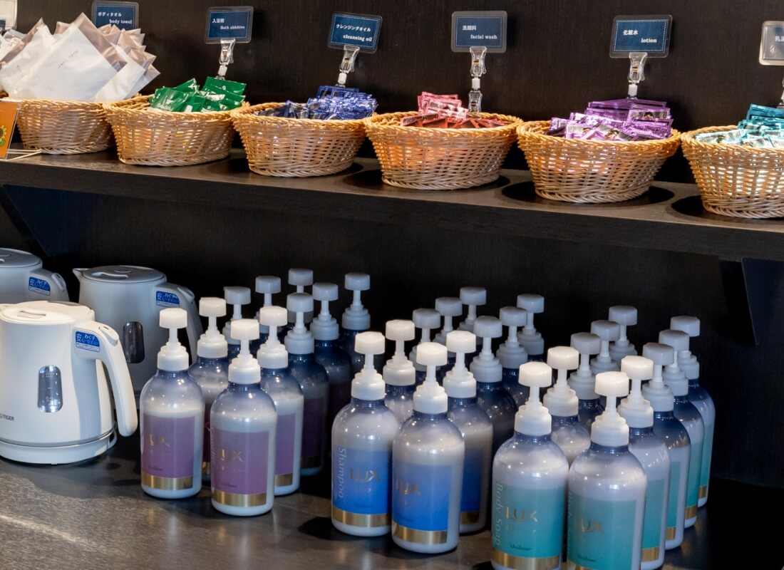 女性のご出張にも安心、充実のアメニティ